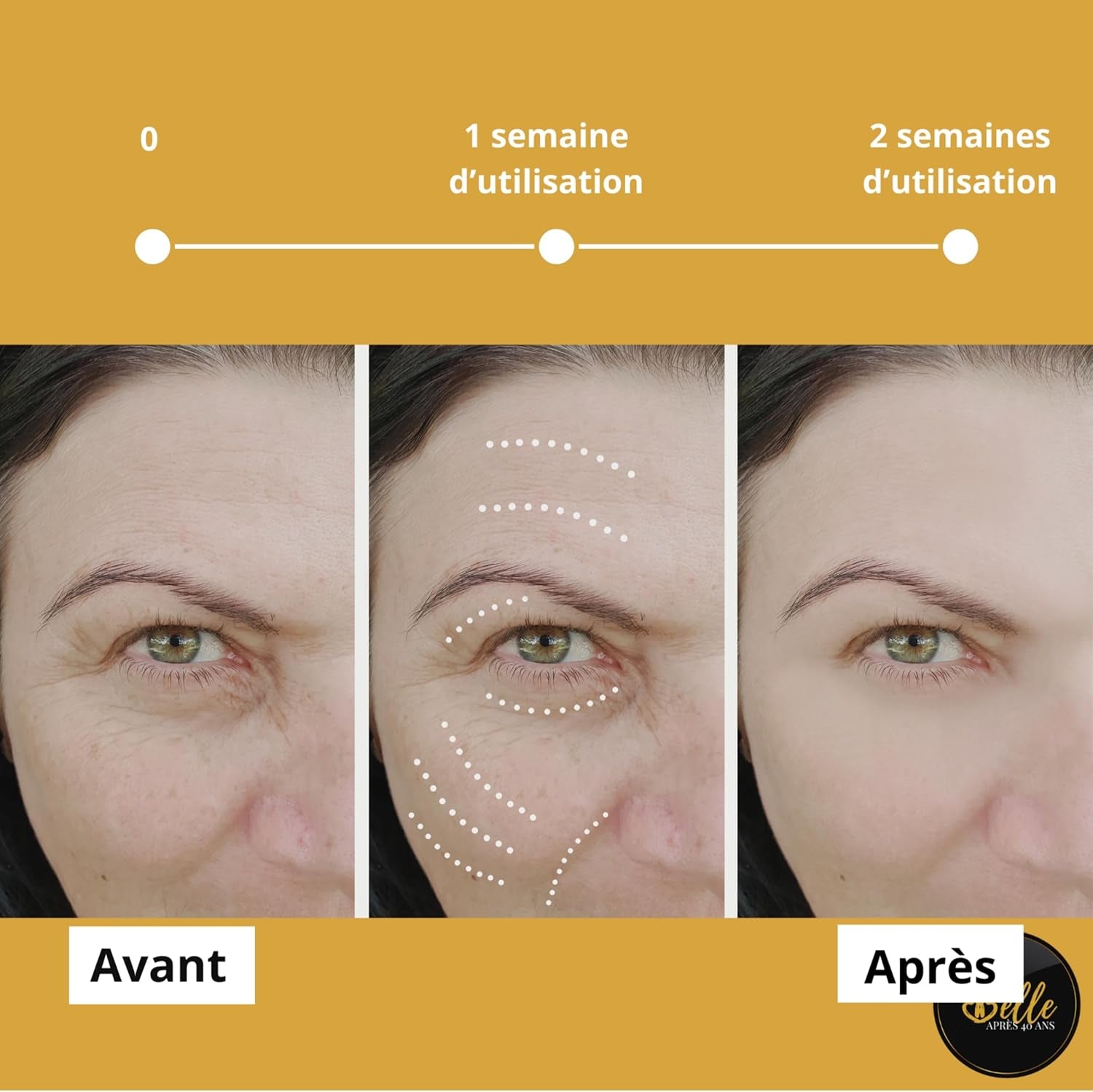Sérum Botox-Like – Certifié Ecocert – 100% Naturel – Liftant, Lissant & Raffermissant – Anti-Rides Visage, Yeux & Cou – Peau Mature