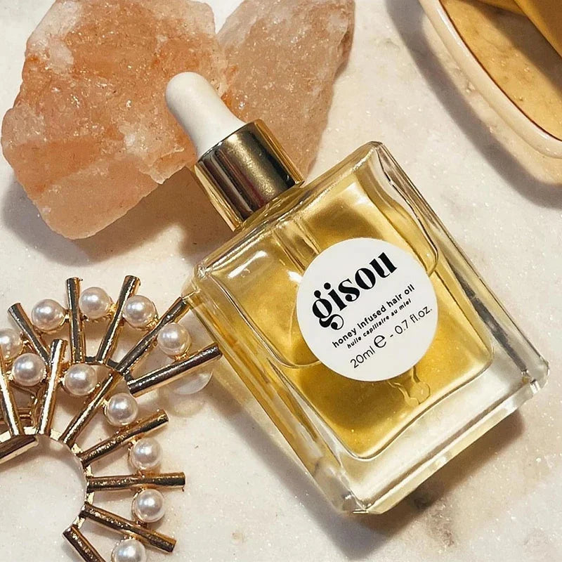 Huile Capillaire Gisou au Miel - Format Voyage 20ml | Soin Nourrissant Naturel