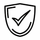 Icône de garantie avec fond blanc